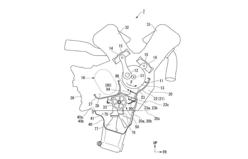 Honda V4 patent 1