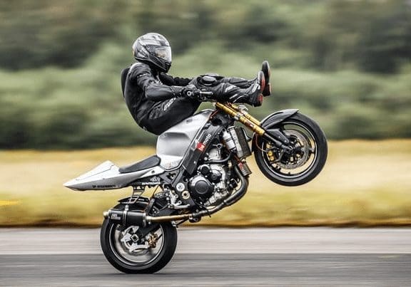 Jonny Davies, motorcycle stunter. PHOTO: Yorkshire Live