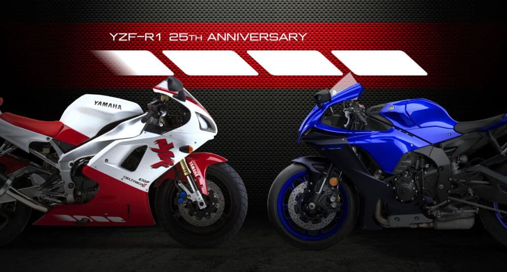 Yamaha R1 25 year anniversary