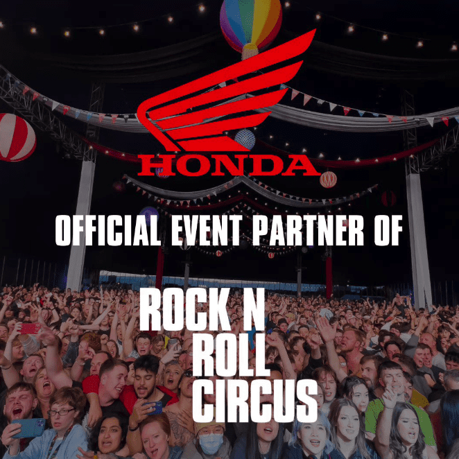 Honda Motorcycles official partner of Rock N' Roll Circus 2023
