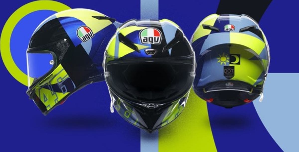 AGV introduces limited edition Rossi replica helmet