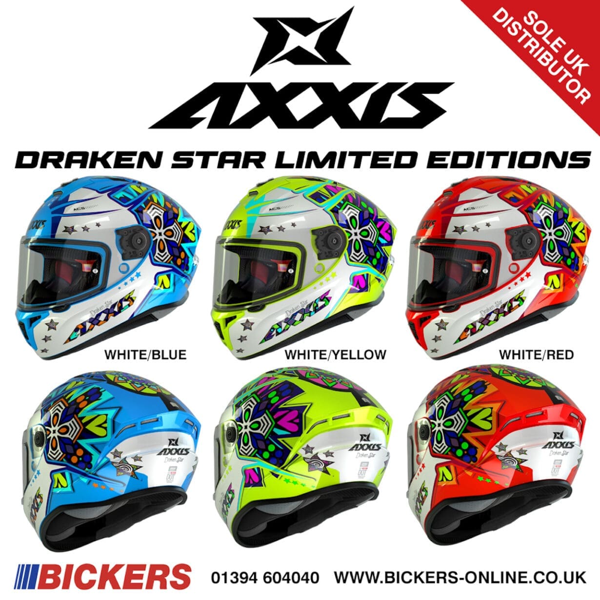 Axxis Helmets Draken Star Limited Edition