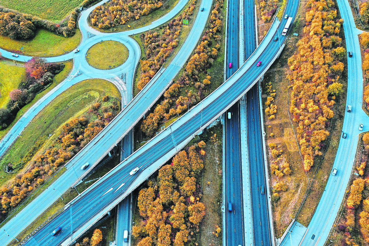 Motorway near Newbury