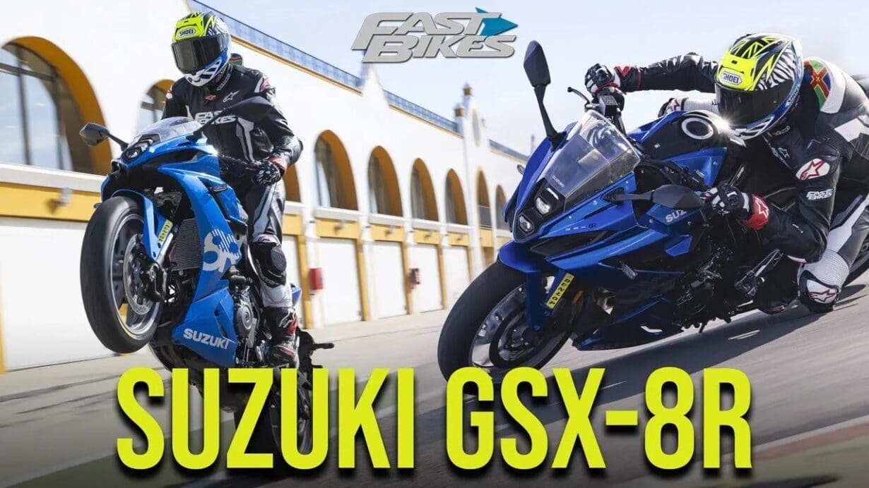 Here’s the launch of the brand-new Suzuki GSX 8R sportsbike en España