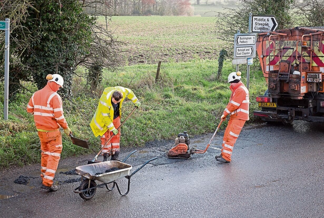 POTHOLES: How much ££ is needed?