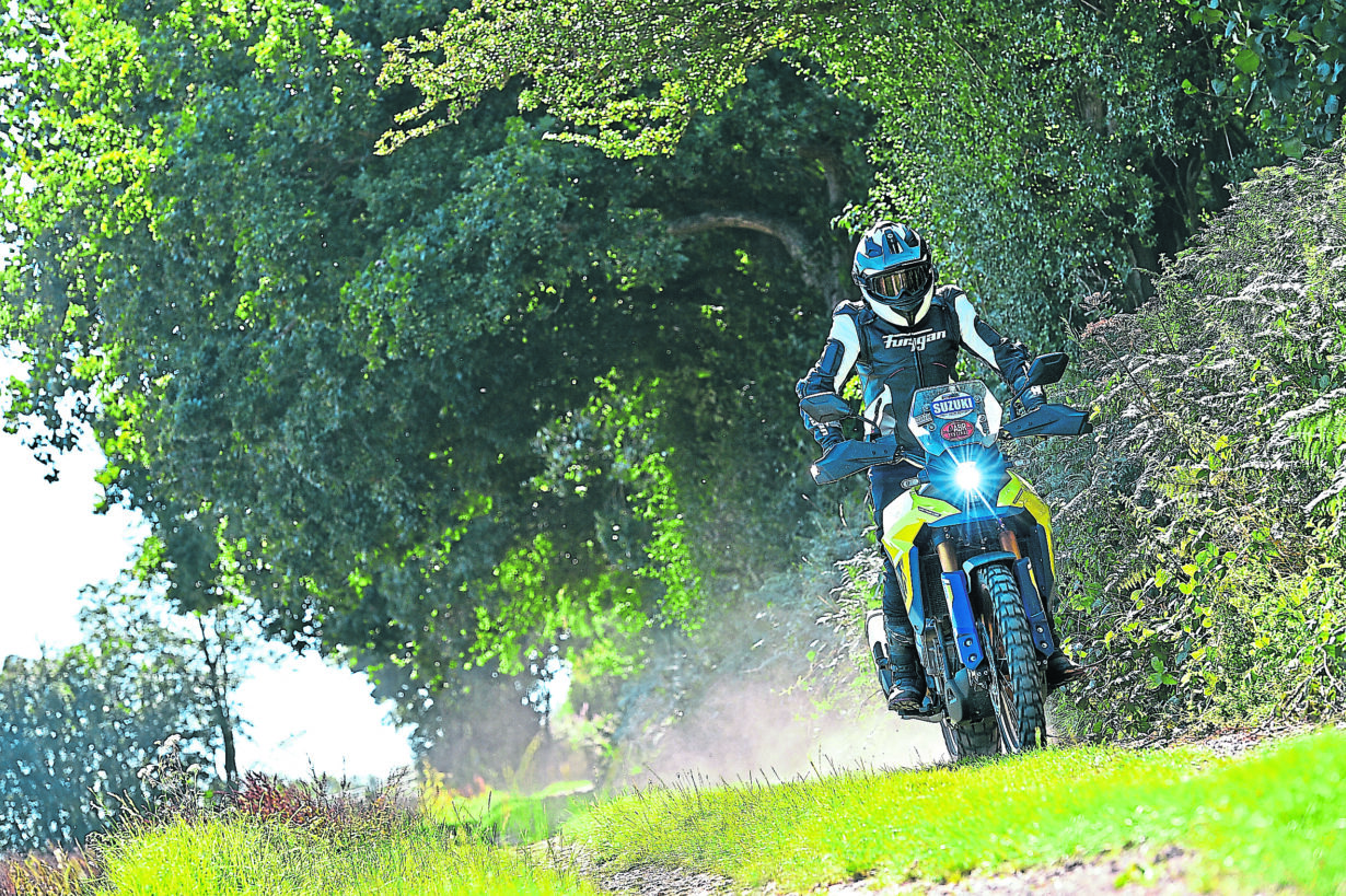LONG-TERMER: Mossy bids farewell to the V-Strom