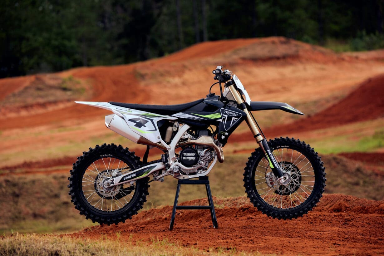 TRIUMPH: 450cc Motocross bike launched