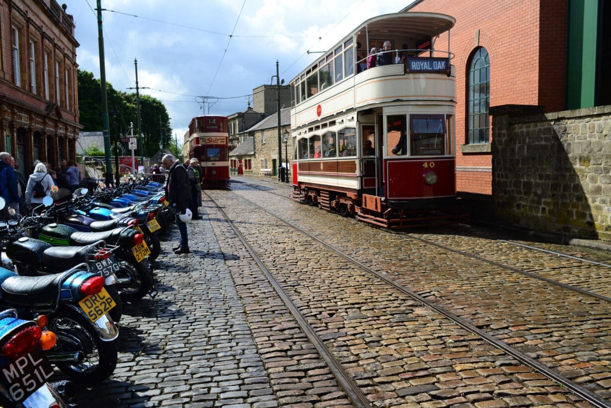 Classic Bikes and Vintage Trams photo: Graham Stewart