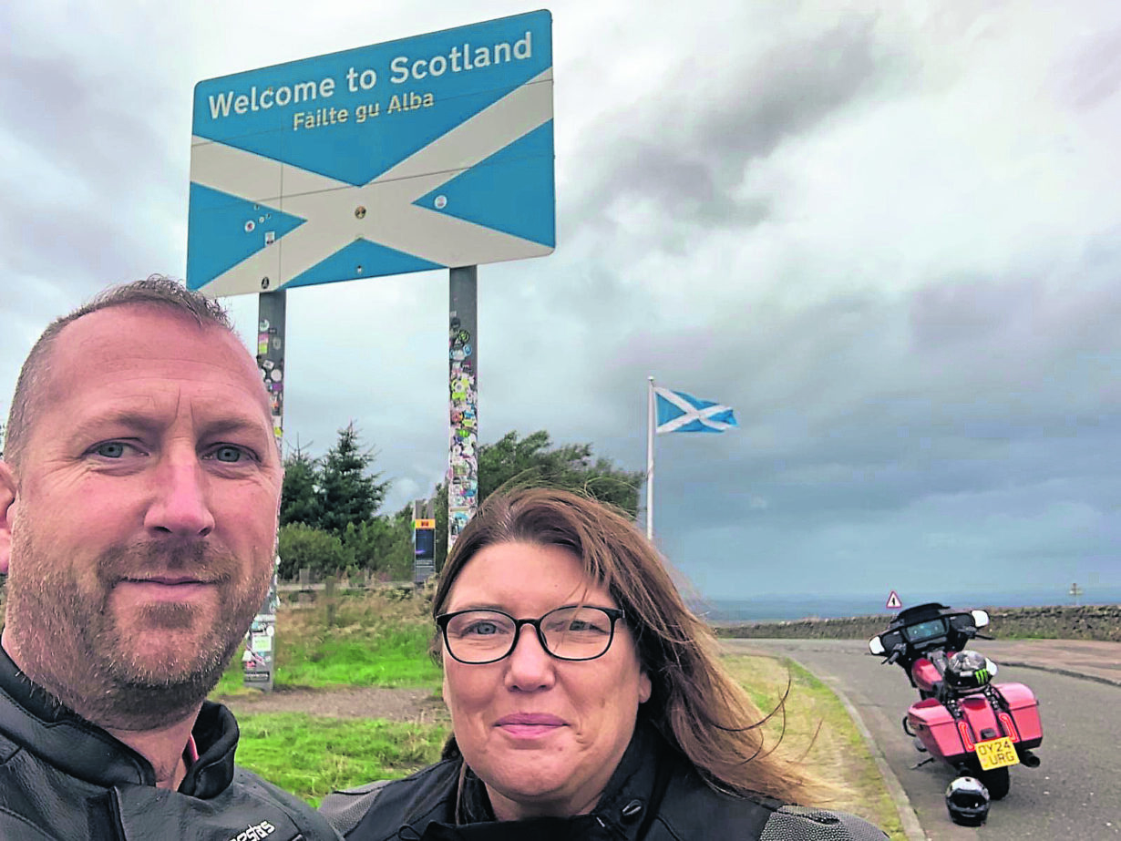 Andy Bell and his wife