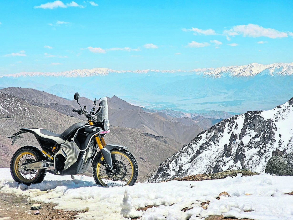 ROYAL ENFIELD: Flying goat