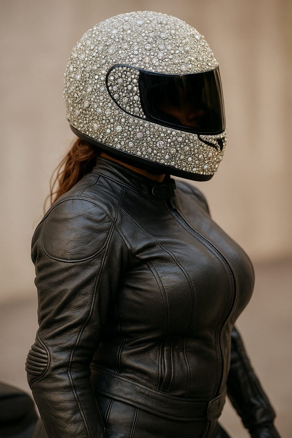 Sparkly Motorcycle helmet