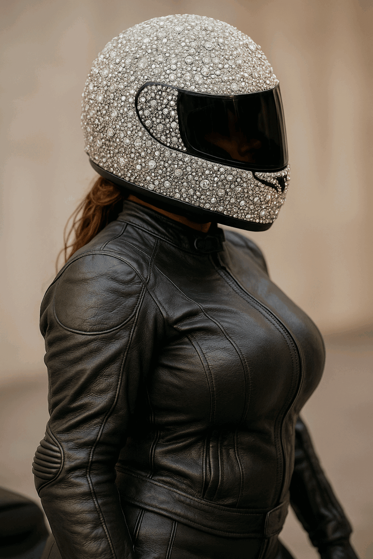 Sparkly Motorcycle helmet