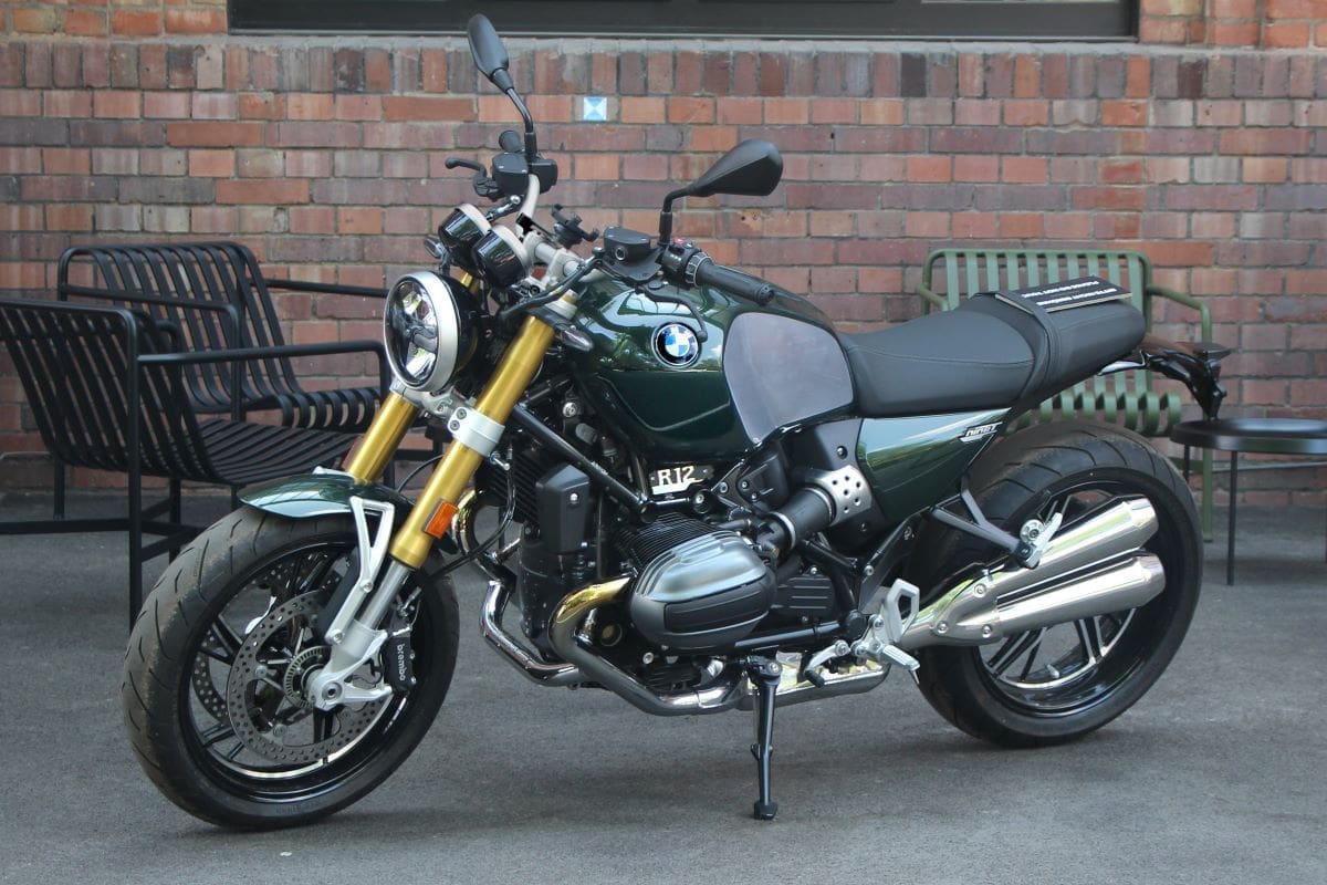 Bolt-on kit turns BMW R12 nineT retro roadster into a track monster
