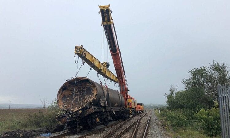 RAIB update on train derailment and fire at Llangennech