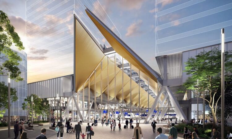 HS2’s Euston station to have ‘bronze or gold’ roof