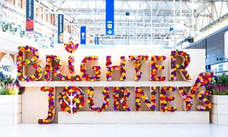 Railway stations to display flowers to boost passengers’ mental health