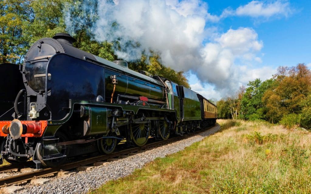 North York Moors Railway steam train.