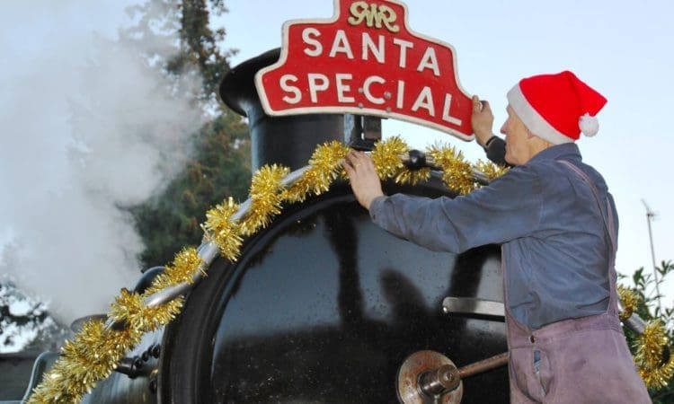 Steaming to Christmas on the GWSR