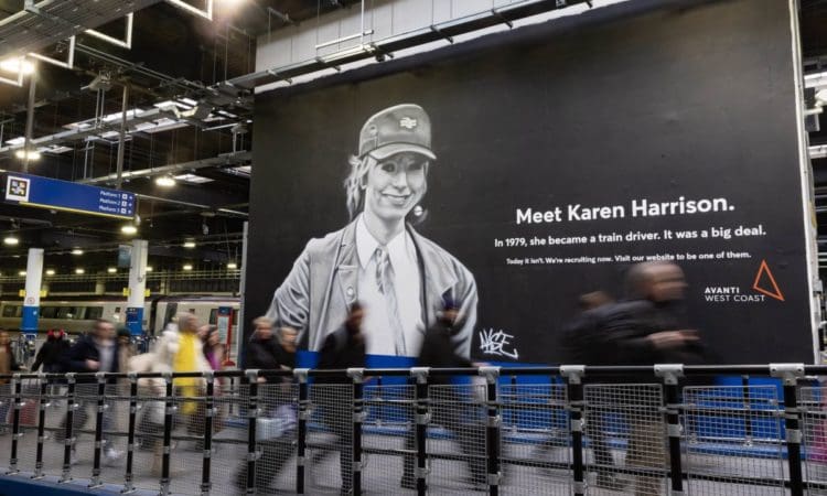 Mural unveiled celebrating pioneering female train driver