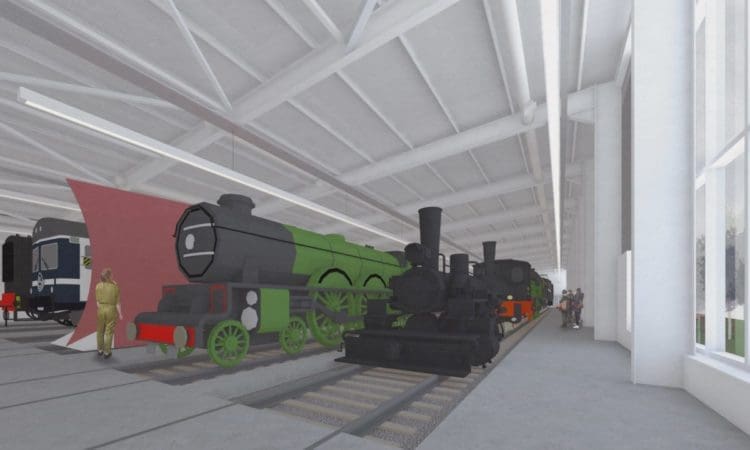 New collection building at Locomotion is underway