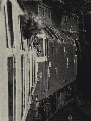 Photo: Norman E. Preedy Class “47” No. 1675, “Amazon”, on the Midland inter-regional link near Cricklewood on September 23, 1973, heading a Western mystery trip from Gloucester to Diss, Norfolk.