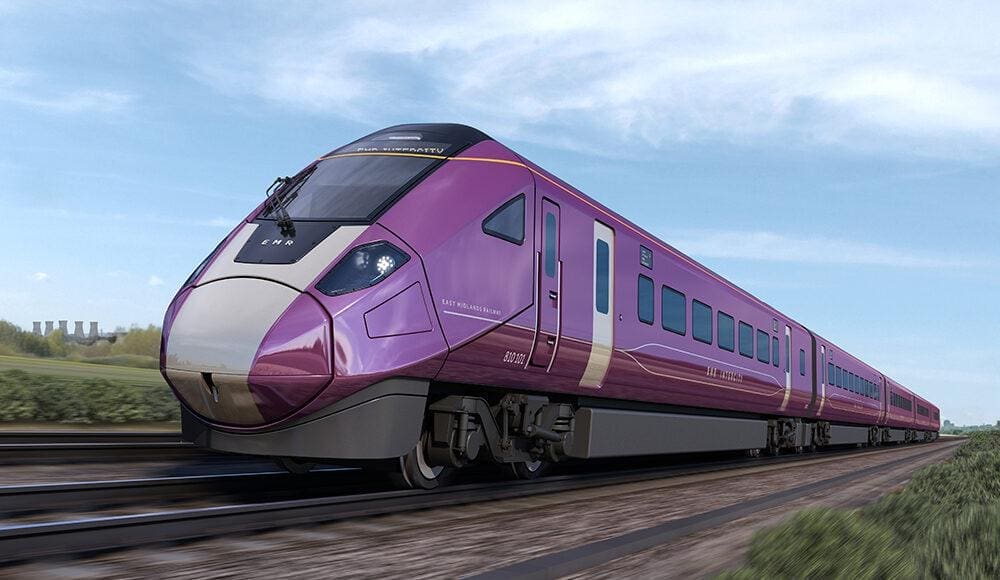 East Midlands Railway's new Intercity fleet named Aurora