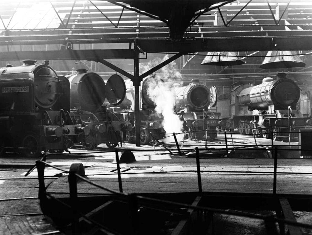 York Engine Shed in 1950