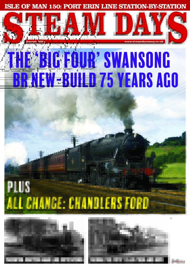 Steam nostalgia and railway history at its best, Steam Days is the monthly magazine dedicated to all steam railway enthusiasts.