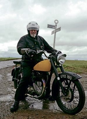 The yellow motorbike revived