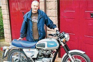 Graeme celebrates bike win