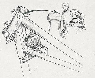 Triumph Daytona steering lock