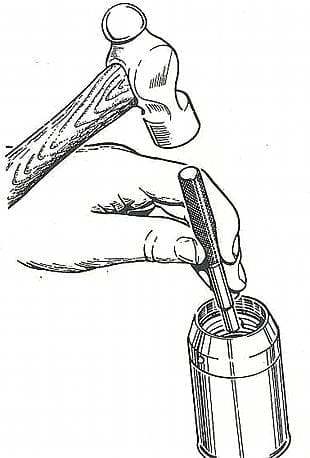 BSA motorcycle fork overhaul