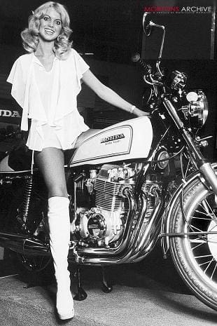 Honda CB750 classic Japanese motorcycle