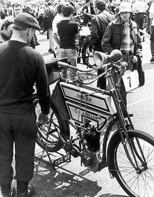 Anglians were exceptionally tall motorcycles. Made in Beccles, Suffolk, England