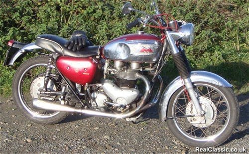 1965 Matchless G12CSR, held together with red liqourice by the look of it...