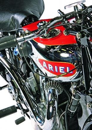 Ariel VH32 Red Hunter classic British motorcycle