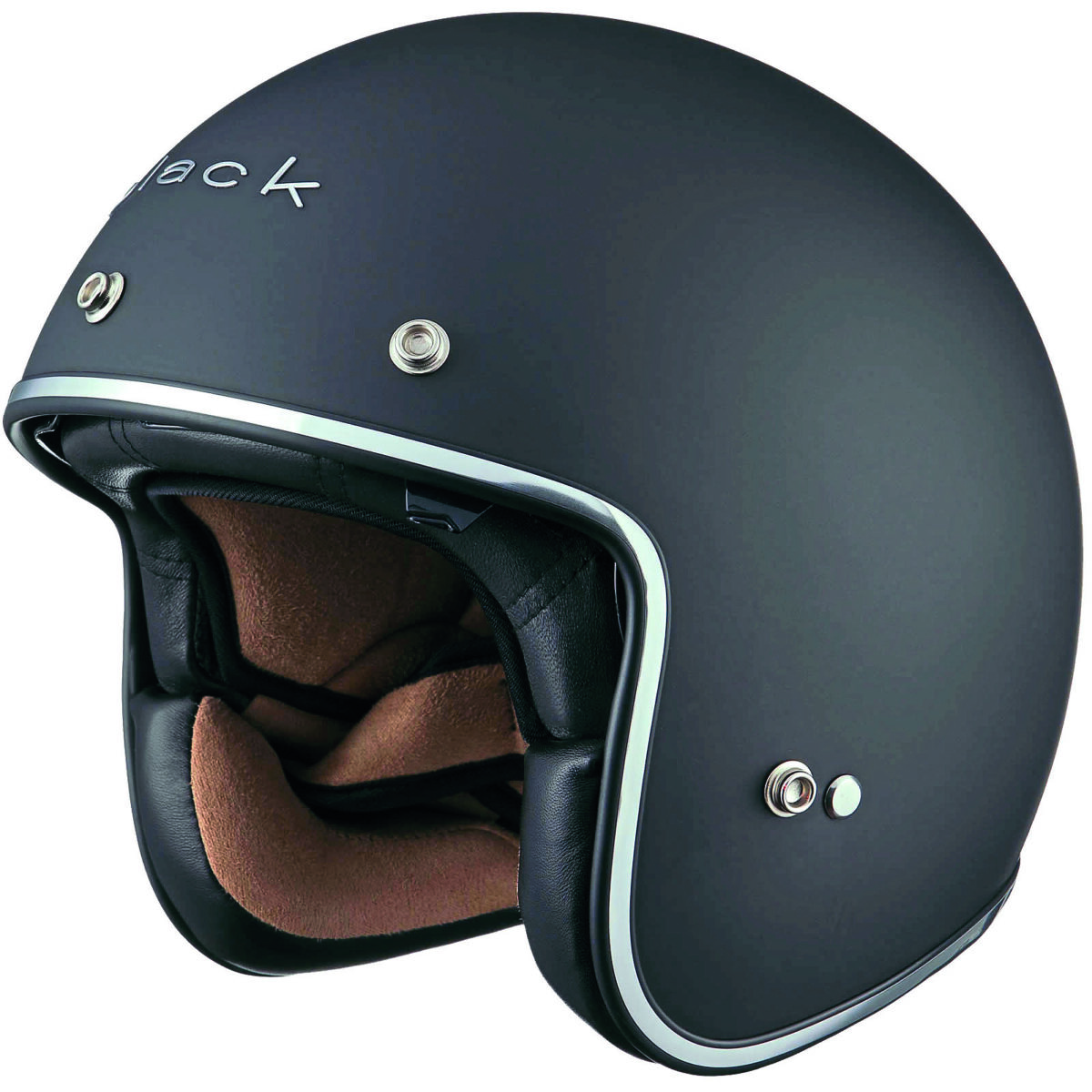 NEW IN: Black Classic Open Face Helmet