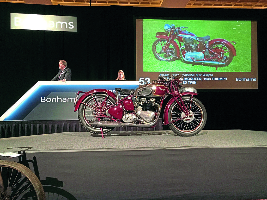 1938 Triumph Speed Twin sold for world record at Las Vegas auction