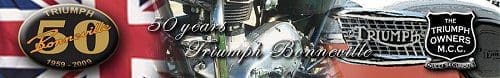 A Triumph Bonneville DVD advert, yesterday...
