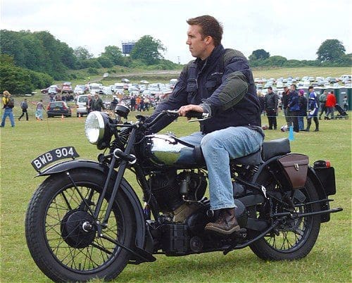 1935 Brough Superior SS80 classic British motorcycle