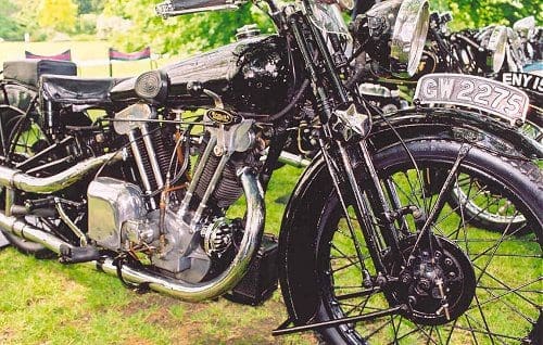 Brough Superior SS80 classic motorcycle