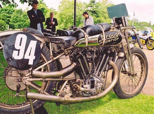 Brough Superior SS80 classic motorcycle