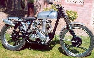 BSA Gold Star motorcycle in off-road trim