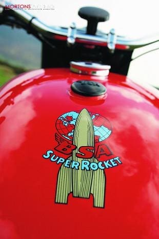 BSA Super Rocket classic motorcycle restoration