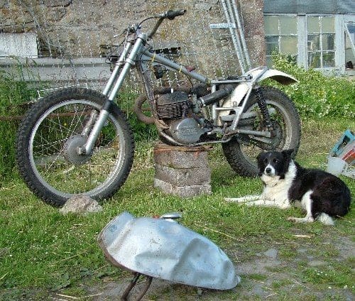 Efforts to train the dog to clean the carb were hard going.