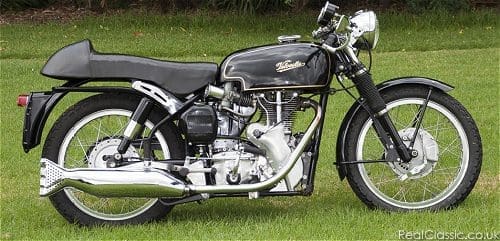 Velocette. Of the non-crooked variety...