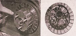 Inspecting motorcycle clutch components