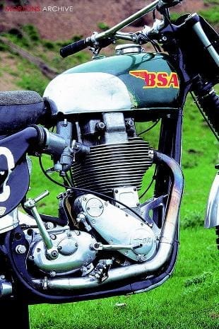 BSA Gold Star scrambler motorcycle