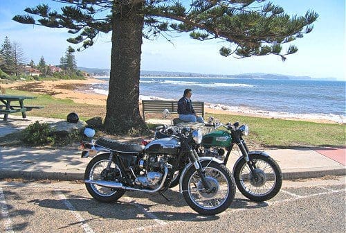 Triumph T100C and T100R