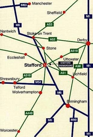 Directions to Stafford show